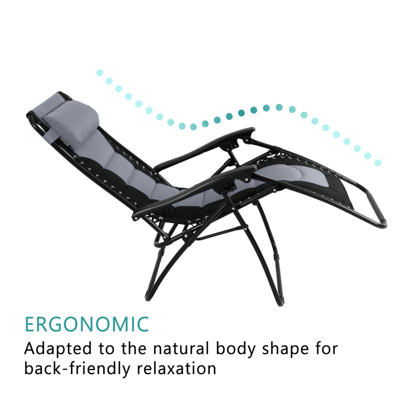 Wade Logan® Reclining Zero Gravity Chair with Cushion & Reviews Wayfair